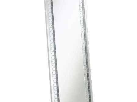 Yves Silver Floor Mirror Hot on Sale