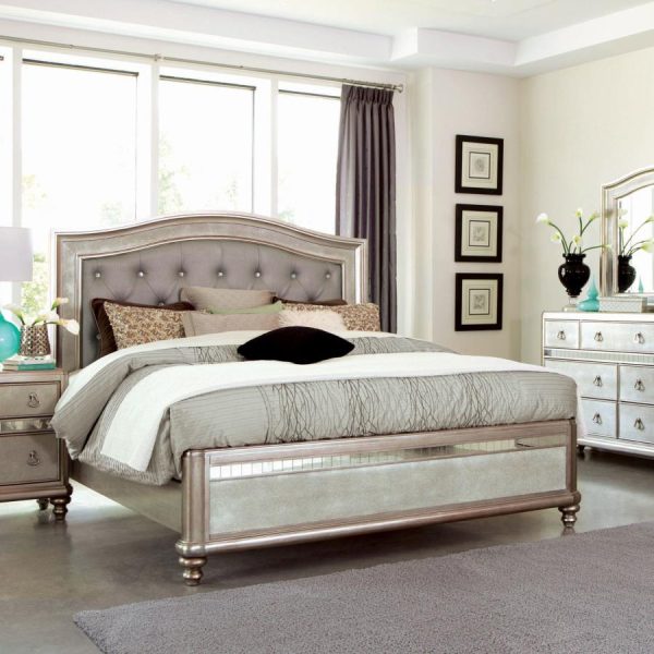 Bling Game Silver Eastern King Bed Online Sale