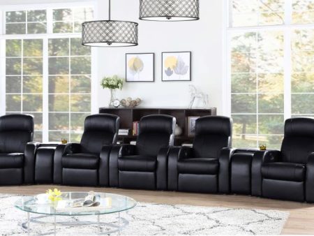 Cyrus Black 7 Pc Theater Seating (5r) Online