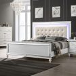 New Classic Valentino Bedroom Set-White For Discount