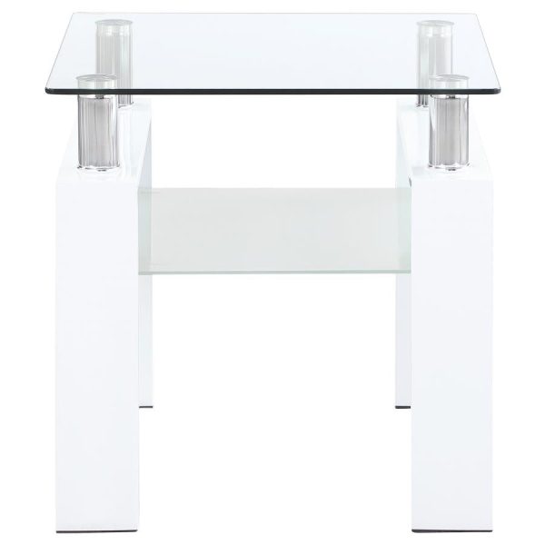 Dyer White End Table Online