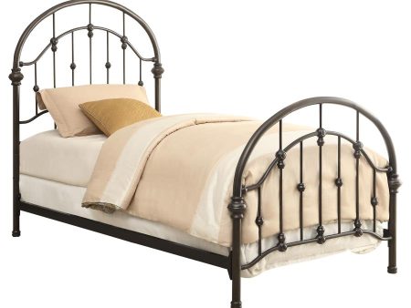 Rowan Brown Twin Bed Hot on Sale