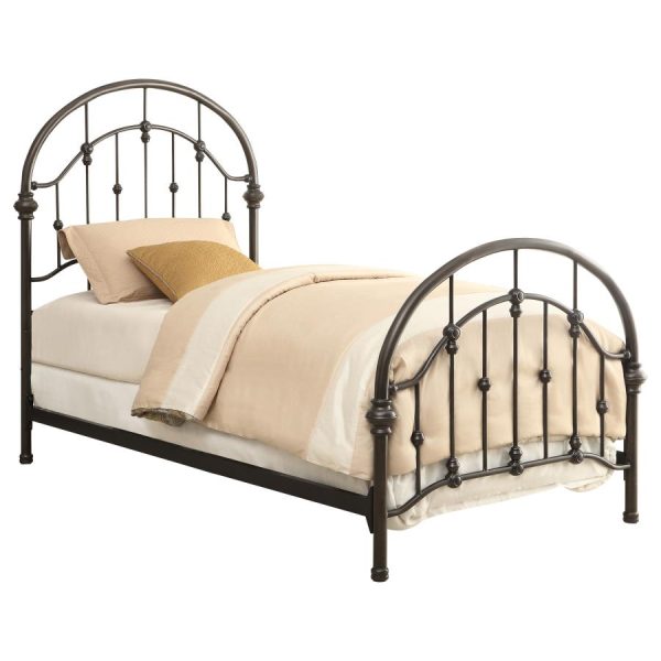 Rowan Brown Twin Bed Hot on Sale