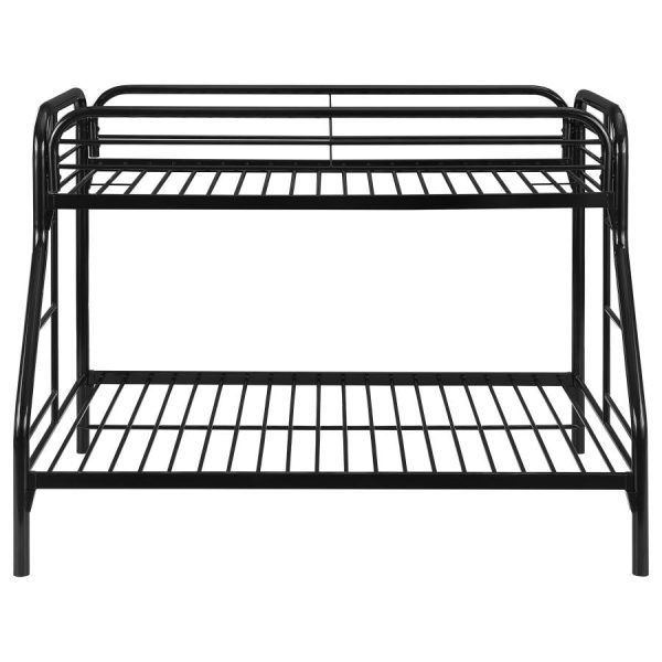 Morgan Black Twin   Full Bunk Bed Discount