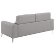 Glenmark Grey 3 Pc Sofa Set Sale