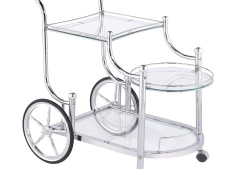 Sarandon Silver Bar Cart Online now