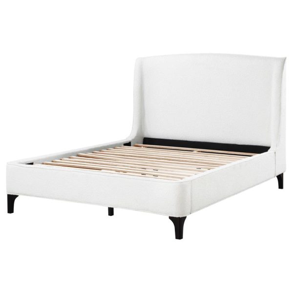 Mosby White Eastern King Bed Fashion