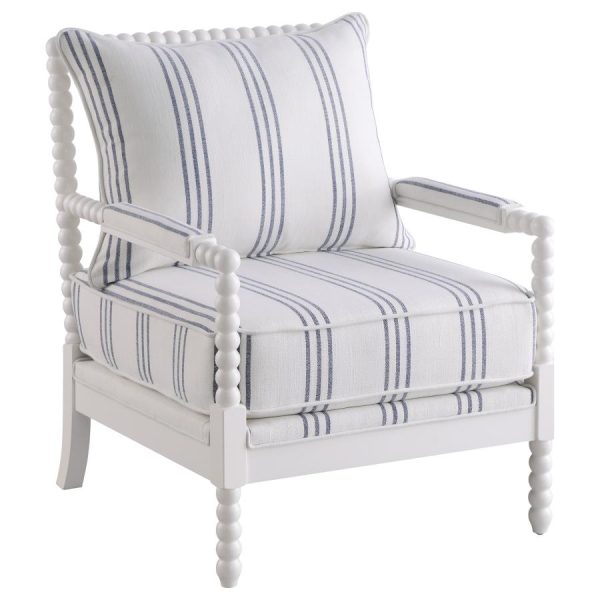 Blanchett White Accent Chair Online