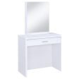 Harvey White Vanity Table & Mirror Supply