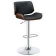 Folsom Black Adjustable Bar Stool Supply