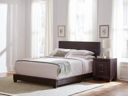 Dorian Brown Full Bed 4 Pc Set on Sale