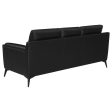 Moira Black 3 Pc Sofa Set Discount