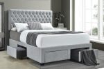 Soledad Grey Queen Storage Bed Online now