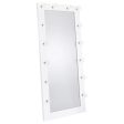 Zayan White Floor Mirror For Cheap