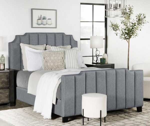 Fiona Grey Queen Bed Supply