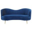 Sophia Blue 3 Pc Sofa Set Hot on Sale