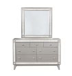 Leighton Silver Dresser Mirror Cheap