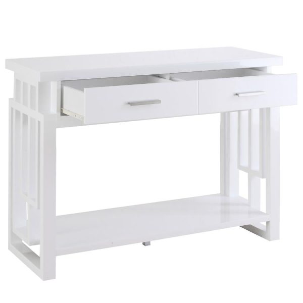 Schmitt White Sofa Table on Sale