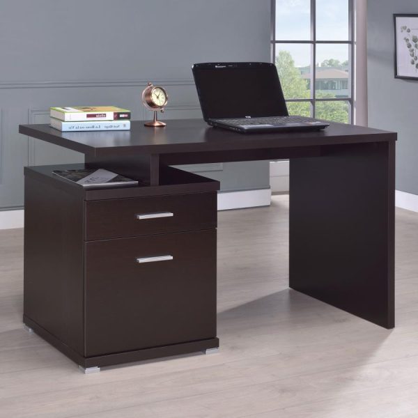 Irving Brown Computer Desk Discount