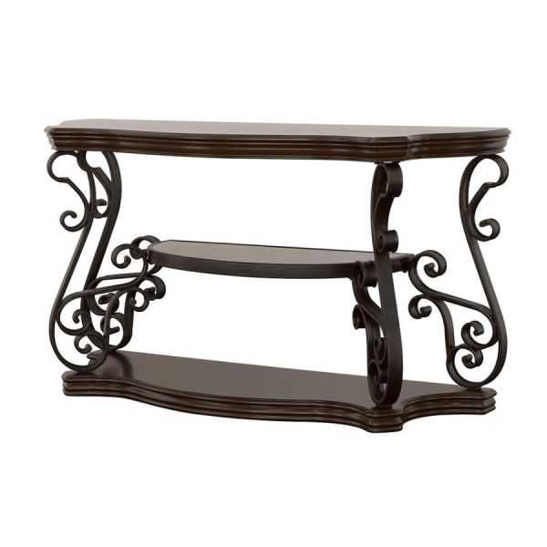 Laney Brown Sofa Table Online now