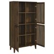 Elouise Brown Tall Accent Cabinet For Discount