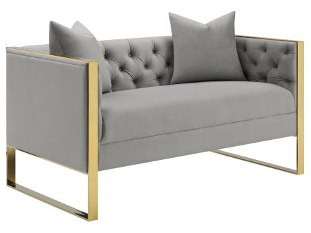 Eastbrook Grey Loveseat Online now