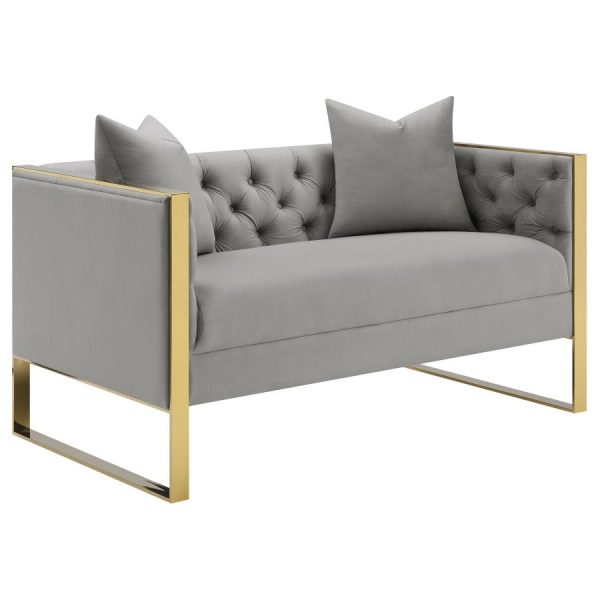 Eastbrook Grey Loveseat Online now