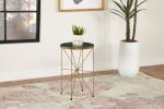 Eliska Gold Side Table Online now