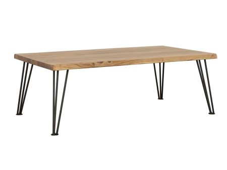 Zander Brown Coffee Table For Sale