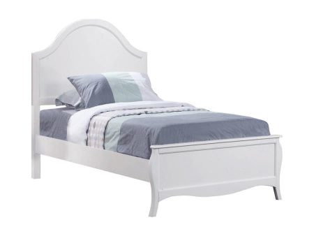 Dominique White Twin Bed For Discount