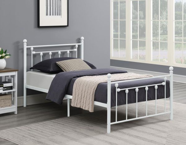 Canon White Twin Bed For Cheap