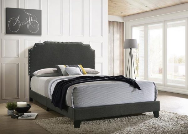 Tamarac Grey Eastern King Bed Supply