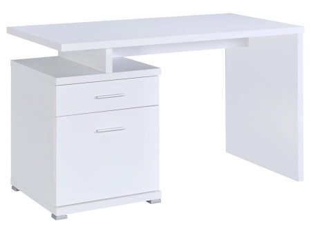 Irving White Computer Desk For Sale