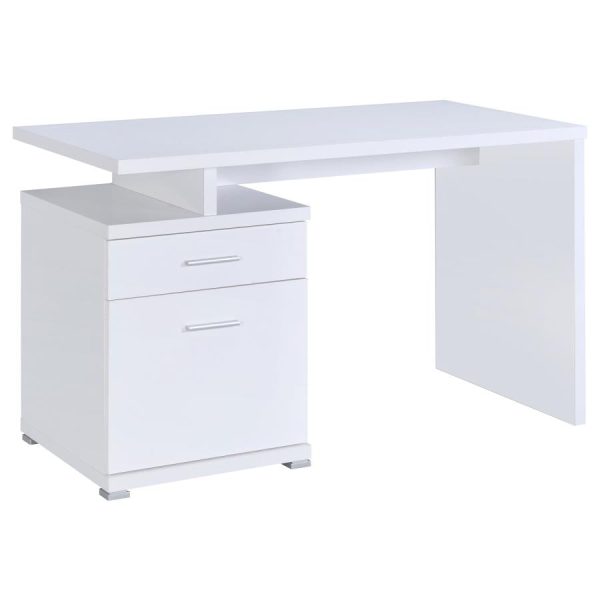 Irving White Computer Desk For Sale