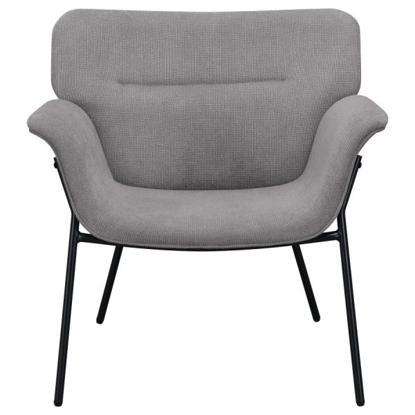 Davina Grey Accent Chair For Sale