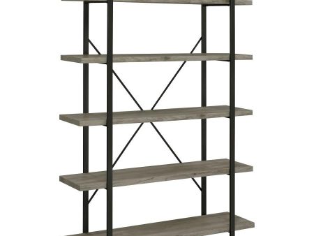 Cole Grey Bookcase For Cheap