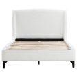 Mosby White Eastern King Bed Fashion