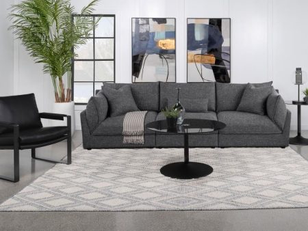 Sasha Black Sofa Supply