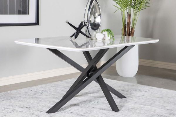 Paulita White Dining Table Online Sale