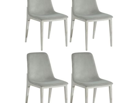 Irene Grey Side Chair Online now