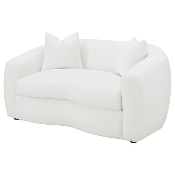 Isabella White Loveseat Online now