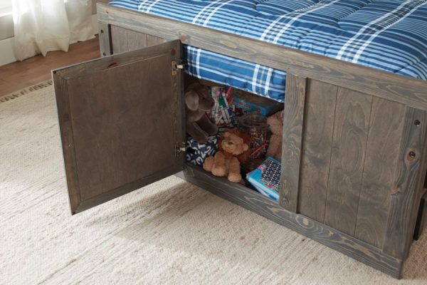 Wrangle Hill Grey Twin Storage Bed Online Sale