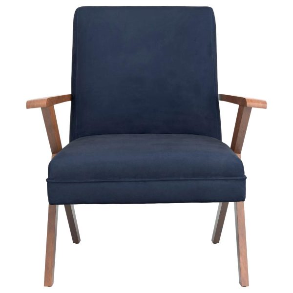 Cheryl Blue Accent Chair For Cheap