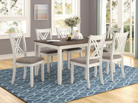 Fortress Ivory 7 Pc Dining Set For Discount