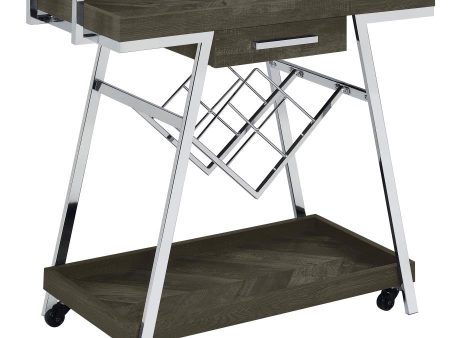 Kinney Grey Bar Cart Cheap