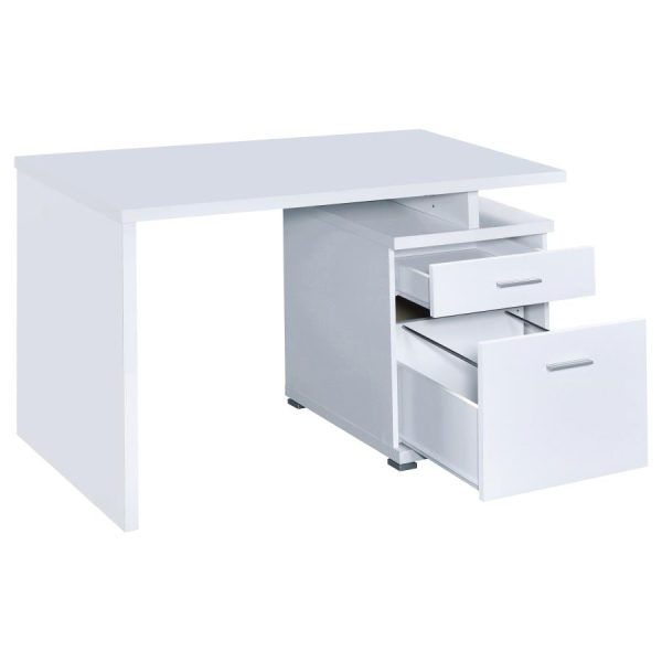 Irving White Computer Desk For Sale