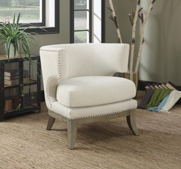 Jordan White Accent Chair For Cheap