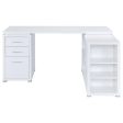 Yvette White L-shape Desk Online Hot Sale