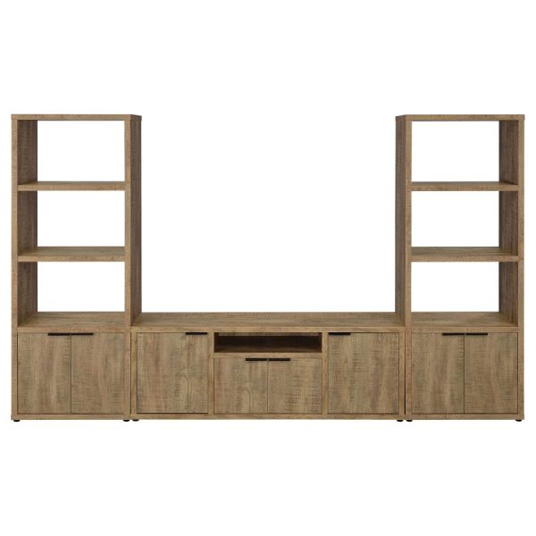 Tabby Brown 3 Pc Entertainment Center Hot on Sale