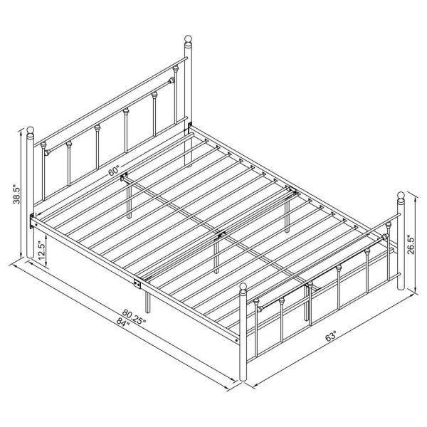 Canon Grey Queen Bed Cheap